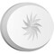 Ekena Millwork Standard Dalton Spiral Rosette With Beveled Edge, 6"W x 4"H x 1/2"P ROSP060X040X050DAL13 - alternate 1